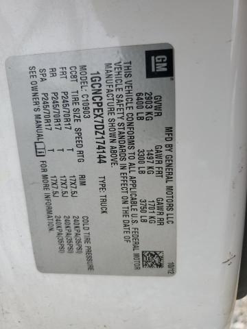 1GCNCPEX7DZ174144 - 2013 CHEVROLET SILVERADO C1500 Ağ foto 12