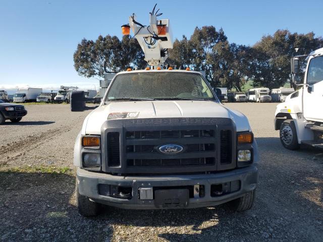 1FD4F46Y98EB87060 - 2008 FORD F450 SUPER DUTY WHITE photo 5