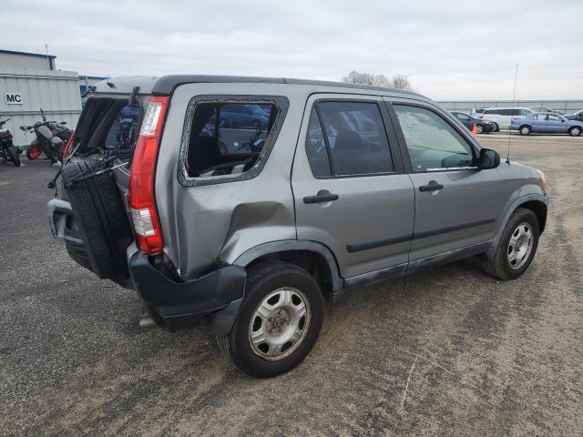 JHLRD68586C019405 - 2006 HONDA CR-V LX GRAY photo 3