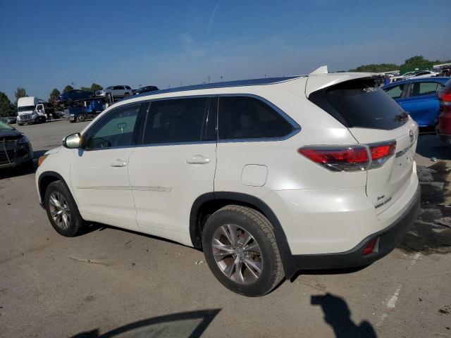 5TDJKRFHXFS128042 - 2015 TOYOTA HIGHLANDER XLE თეთრი ფოტო 2