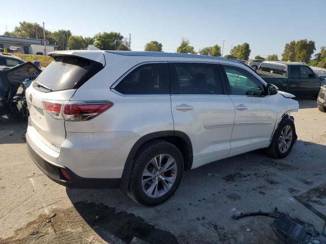 5TDJKRFHXFS128042 - 2015 TOYOTA HIGHLANDER XLE თეთრი ფოტო 3
