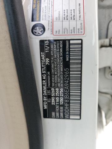 WDDHF8JB6EA942965 - 2014 MERCEDES-BENZ E 350 4MATIC WHITE photo 12