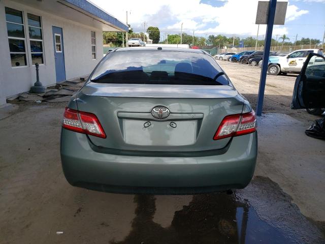 4T1BF3EK9BU621814 - 2011 TOYOTA CAMRY BASE GREEN photo 6