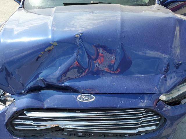 3FA6P0H72DR258605 - 2013 FORD FUSION SE BLUE photo 11