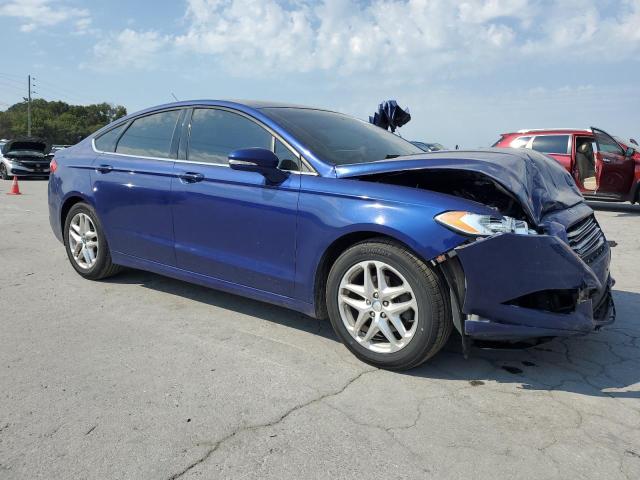 3FA6P0H72DR258605 - 2013 FORD FUSION SE BLUE photo 4