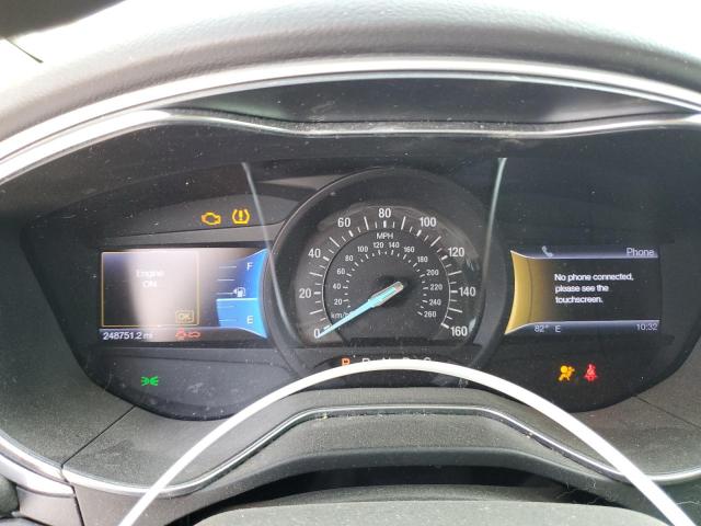 3FA6P0H72DR258605 - 2013 FORD FUSION SE BLUE photo 9