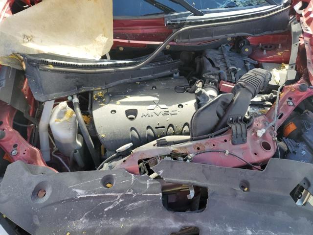 JA4AP3AU2JU007393 - 2018 MITSUBISHI OUTLANDER ES RED photo 12