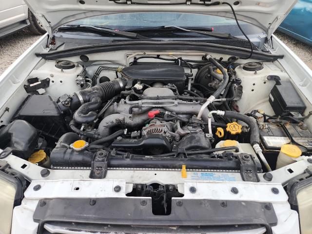 JF1SG63696H730609 - 2006 SUBARU FORESTER 2.5X WHITE photo 11