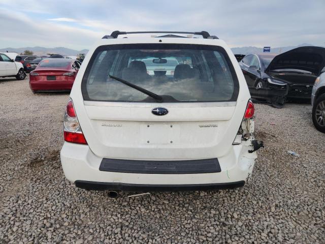 JF1SG63696H730609 - 2006 SUBARU FORESTER 2.5X WHITE photo 6