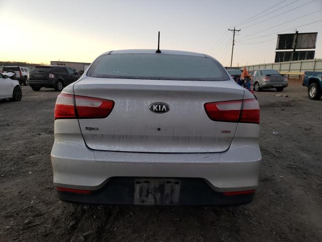 KNADM4A32G6651298 - 2016 KIA RIO LX SILVER photo 6