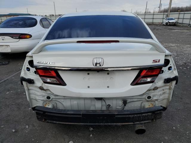 2HGFB6E52FH700507 - 2015 HONDA CIVIC SI WHITE photo 6