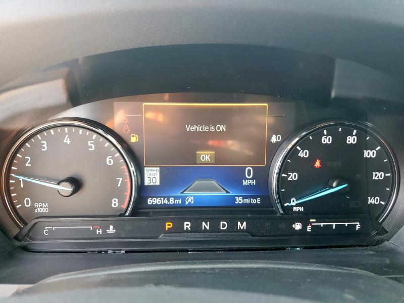 1FMSK7DH7LGB64302 - 2020 FORD EXPLORER XLT WHITE photo 9