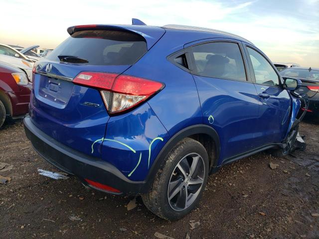 3CZRU6H57NM716858 - 2022 HONDA HR-V EX BLUE photo 3