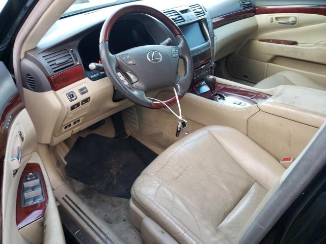 JTHBL46F485080094 - 2008 LEXUS LS 460 BLACK photo 8