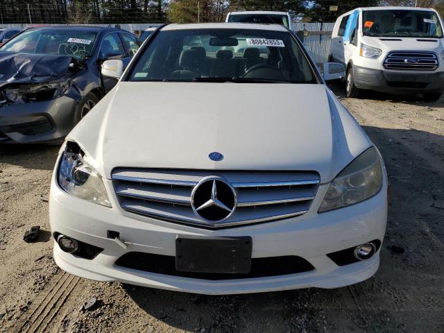 WDDGF56X38F157860 - 2008 MERCEDES-BENZ C 350 WHITE photo 5