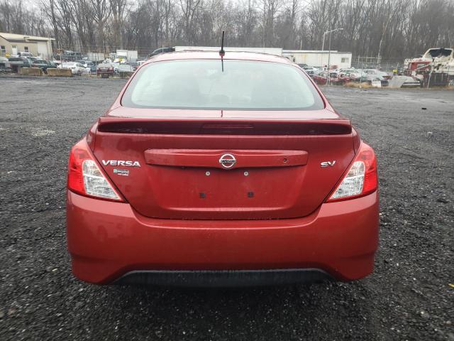 3N1CN7AP4KL869714 - 2019 NISSAN VERSA S RED photo 6