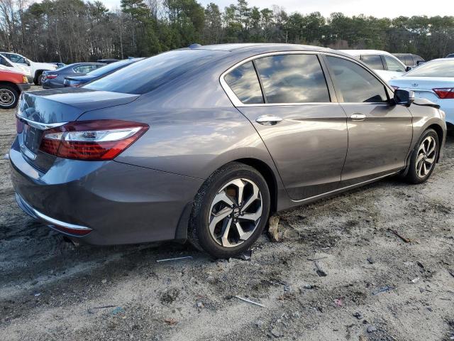 1HGCR2F7XHA287552 - 2017 HONDA ACCORD EX GRAY photo 3