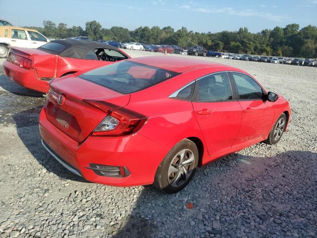 2HGFC2F65LH518521 - 2020 HONDA CIVIC LX წითელი ფოტო 3