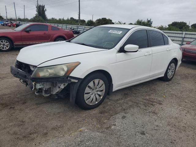 1HGCP2F34BA035385 - 2011 HONDA ACCORD LX WHITE photo 5