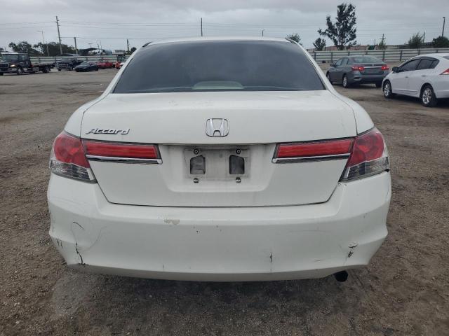 1HGCP2F34BA035385 - 2011 HONDA ACCORD LX WHITE photo 6