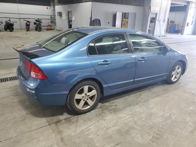 1HGFA16887L051816 - 2007 HONDA CIVIC EX BLUE photo 3