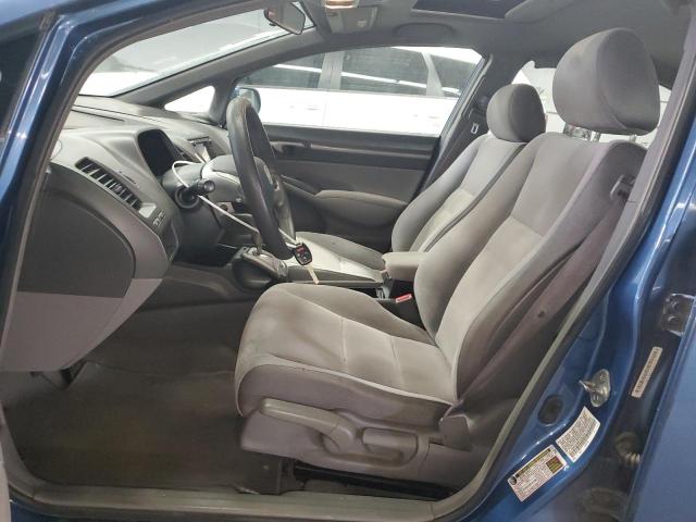 1HGFA16887L051816 - 2007 HONDA CIVIC EX BLUE photo 7