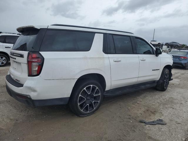 1GNSKEKT0MR328597 - 2021 CHEVROLET SUBURBAN K1500 RST WHITE photo 3