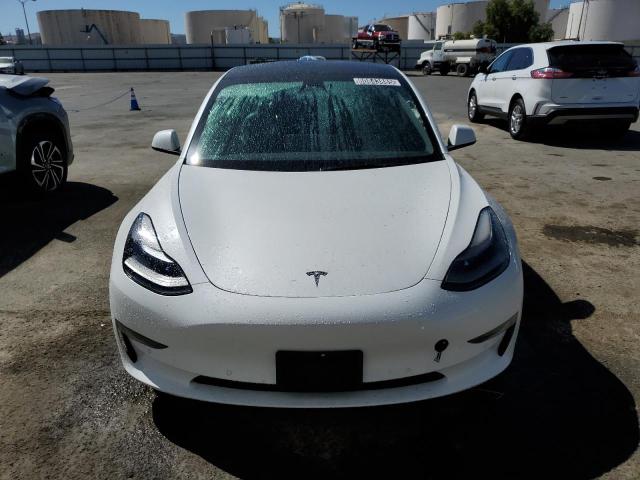 5YJ3E1EA9NF304717 - 2022 TESLA MODEL 3 WHITE photo 5
