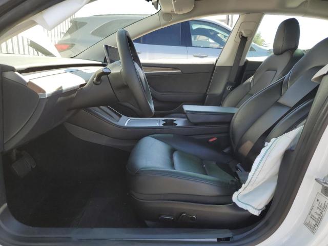 5YJ3E1EA9NF304717 - 2022 TESLA MODEL 3 WHITE photo 7