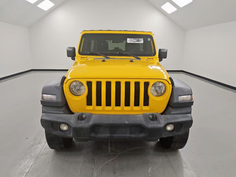 1C4HJXDG1JW298136 - 2018 JEEP WRANGLER U SPORT Դեղին լուսանկար 5