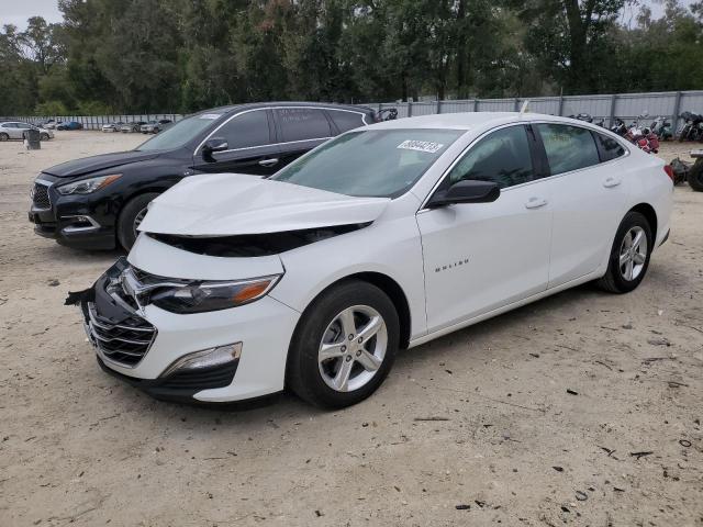 1G1ZB5ST9NF172224 - 2022 CHEVROLET MALIBU LS WHITE photo 1