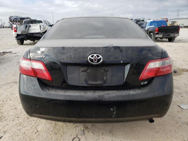 4T1BE46K67U100788 - 2007 TOYOTA CAMRY CE BLACK photo 6