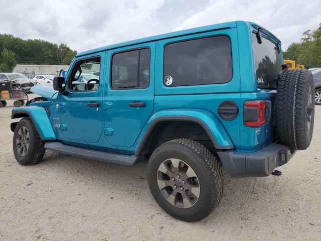 1C4HJXEN2LW192553 - 2020 JEEP WRANGLER U SAHARA TEAL photo 2