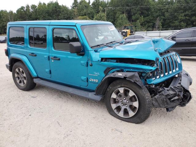 1C4HJXEN2LW192553 - 2020 JEEP WRANGLER U SAHARA TEAL photo 4