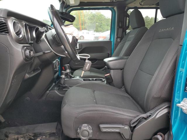 1C4HJXEN2LW192553 - 2020 JEEP WRANGLER U SAHARA TEAL photo 7