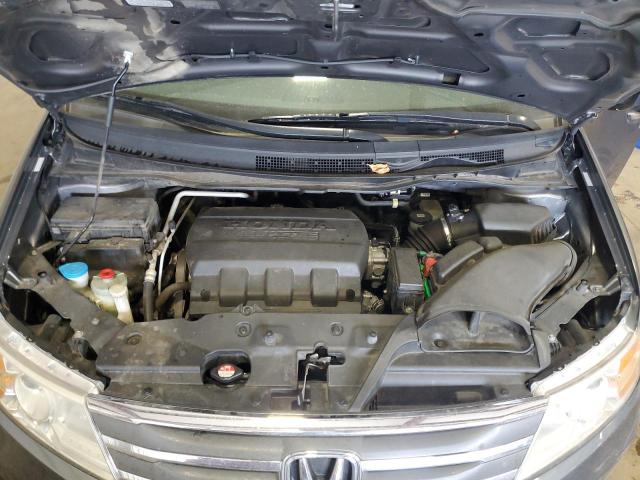 5FNRL5H64CB107336 - 2012 HONDA ODYSSEY EXL GRAY photo 12