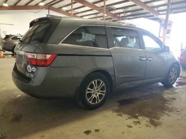 5FNRL5H64CB107336 - 2012 HONDA ODYSSEY EXL GRAY photo 3