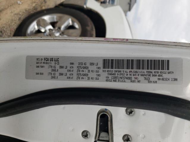 1C6RR7LM4FS740983 - 2015 RAM 1500 SLT 白色 照片 12