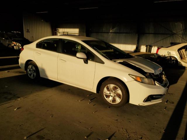 19XFB2F58DE241594 - 2013 HONDA CIVIC LX თეთრი ფოტო 4