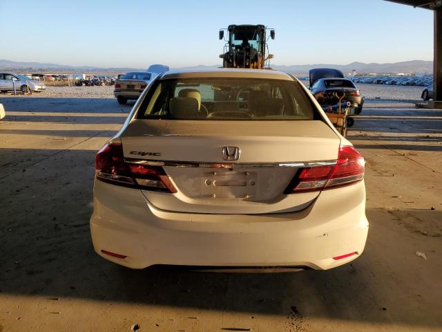 19XFB2F58DE241594 - 2013 HONDA CIVIC LX თეთრი ფოტო 6