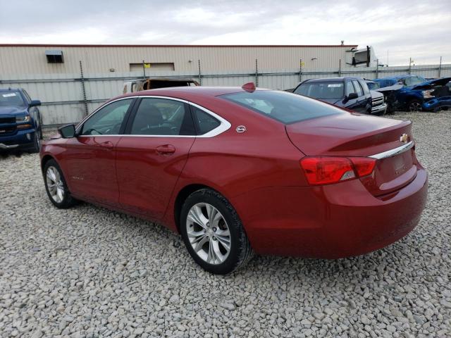 2G1125S32E9143329 - 2014 CHEVROLET IMPALA LT RED photo 2