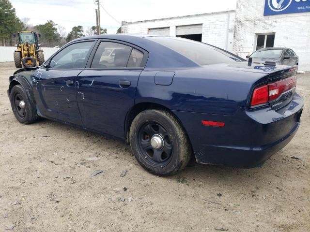 2B3CL1CG4BH600569 - 2011 DODGE CHARGER POLICE BLUE photo 2