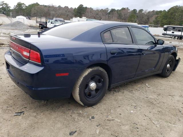 2B3CL1CG4BH600569 - 2011 DODGE CHARGER POLICE BLUE photo 3