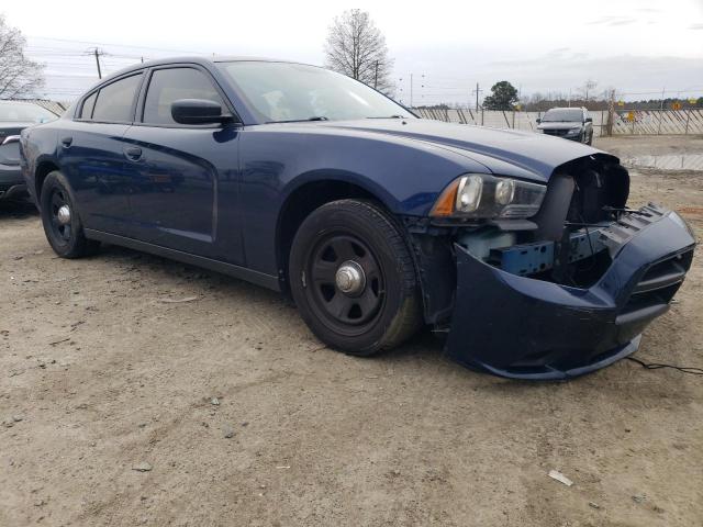 2B3CL1CG4BH600569 - 2011 DODGE CHARGER POLICE BLUE photo 4