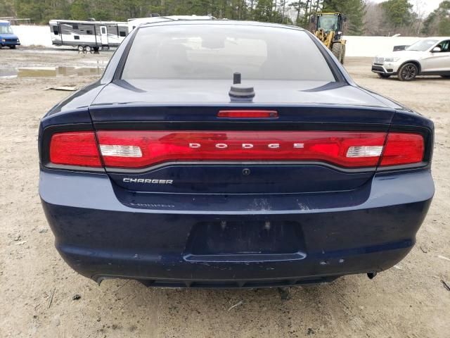 2B3CL1CG4BH600569 - 2011 DODGE CHARGER POLICE BLUE photo 6