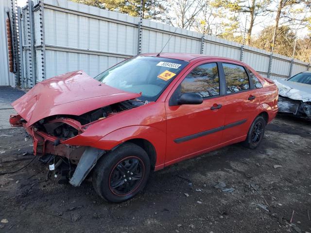 1FAFP33P12W275477 - 2002 FORD FOCUS LX RED photo 1