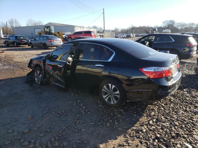 1HGCR2F31DA167789 - 2013 HONDA ACCORD LX BLACK photo 2