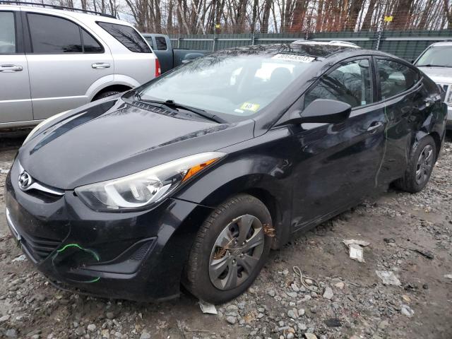 5NPDH4AE9GH663768 - 2016 HYUNDAI ELANTRA SE BLACK photo 1