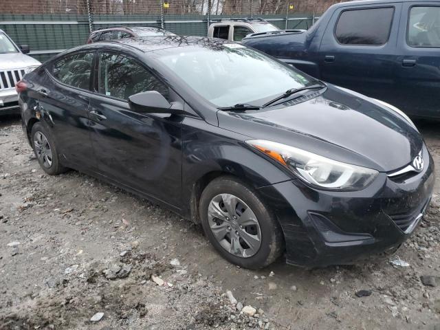 5NPDH4AE9GH663768 - 2016 HYUNDAI ELANTRA SE BLACK photo 4