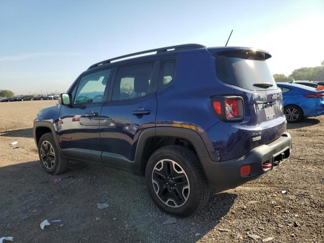 ZACCJBCB0HPF41901 - 2017 JEEP RENEGADE TRAILHAWK BLUE photo 2